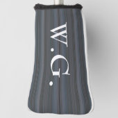 HAMbWG Golf Iron Head Hoesje - Blauwe strepen Golfheadcover (Draai 90)