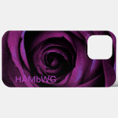 HAMbWG - Gothic Amethyst Roos Case-Mate iPhone Case (Achterkant (horizontaal))