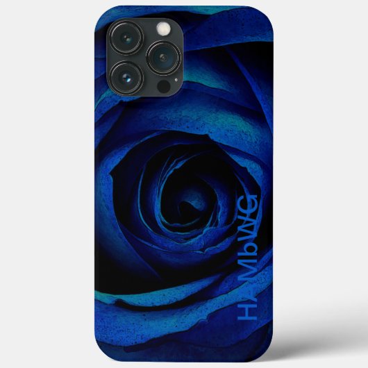 HAMbWG - Gothic Blue Roos Case-Mate iPhone Case (Achterkant)