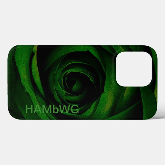 HAMbWG - Gothisch Groen Roos Case-Mate iPhone Case (Achterkant (horizontaal))