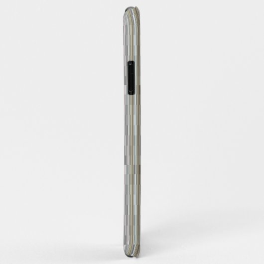 HAMbWG Gray Gold Gradiënt Monogram Case-Mate iPhone Case (Achterkant/rechts)