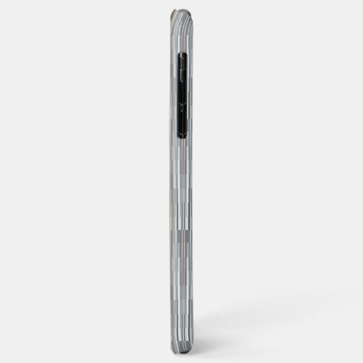 HAMbWG Gray Gold Gradiënt Monogram Case-Mate iPhone Case (Achterkant/links)