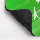 HAMbWG - Green Swirl Monogram Muismat (Hoek)