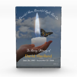 HAMbWG HandHolding-kaars met vlinder Fotoblokken