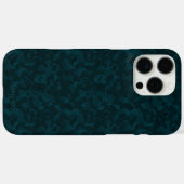 HAMbWG I-pad - Blauwgroen Camouflage Case-Mate iPhone Case (Achterkant (horizontaal))