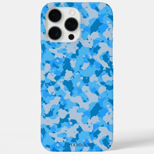 HAMbWG I-pad - Blue Camouflage Case-Mate iPhone Case (Achterkant)