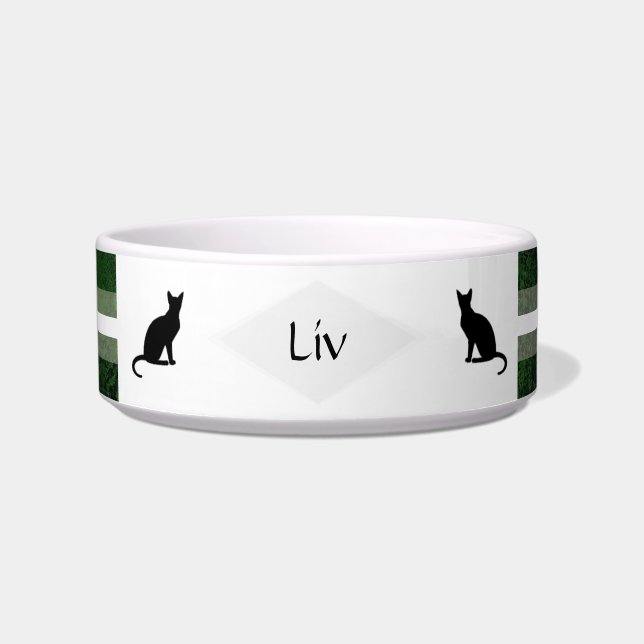 HAMbWG-keramische Pet Bowl - rood Voerbakje (Voorkant)