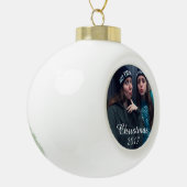 HAMbWG - kerstlamp - Uw Afbeelding Keramische Bal Ornament (Links)