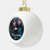 HAMbWG - kerstlamp - Uw Afbeelding Keramische Bal Ornament (Rechts)