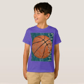 HAMbWG - Kinder T-shirt - basketbal (Voorkant volledig)