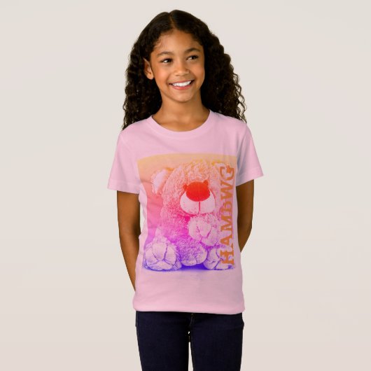 HAMbWG - Kinder T-shirt - Teddybeer (Voorkant volledig)