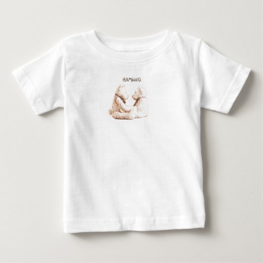 HAMbWG - Kinderen T-Shirt - Teddy Bear Love (Voorkant)