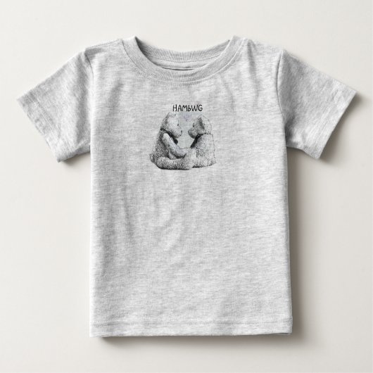 HAMbWG - Kinderen T-Shirt - Teddy Bear Love (Voorkant)