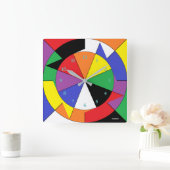 HAMbWG-kleurenwiel - wandklok (Huis)