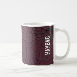 HAMbWG - Koffie-Mok - Krukverf in de Cherry Crackl Koffiemok
