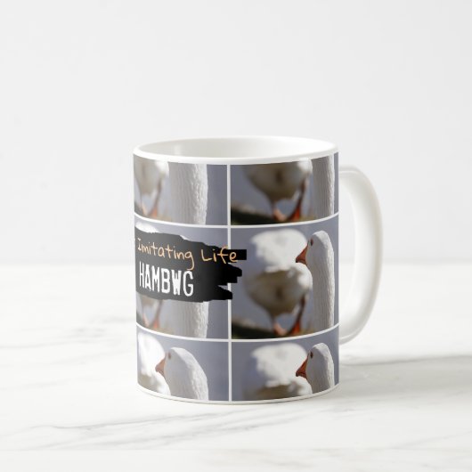 HAMbWG - Koffiebeker - Kunstleven - Eenden Koffiemok (Voorkant rechts)