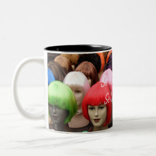 HAMbWG - Koffiemok - Pruiken Tweekleurige Koffiemok