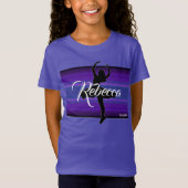 HAMbWG - Lange T-hoes - Paarse Ballerina T-shirt (Voorkant)