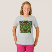 HAMbWG - Lange T-Shirt - Groene Hipster (Voorkant volledig)