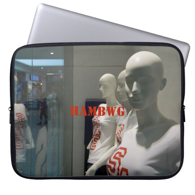 HAMbWG - Laptophoes met neopreen - Mannequins Laptop Sleeve (Voorkant)
