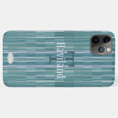 HAMbWG Licht Blauwgroen Gradiënt Monogram Case-Mate iPhone Case (Achterkant (horizontaal))