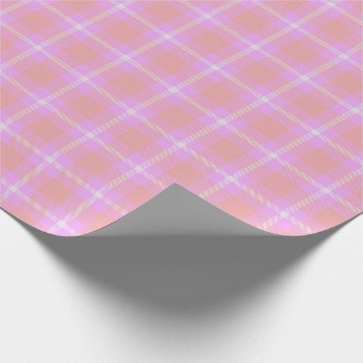 HAMbWG Matte Wrapping Paper - Roze/Perzikkleurig T Cadeaupapier (Hoek)