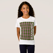 HAMbWG - Meisjes T Shirt - Groen Roze (Voorkant volledig)