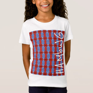 HAMbWG - Meisjes T-shirt - Rood Blauw