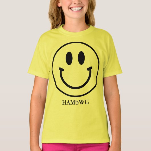 HAMbWG - Meisjesvoetbalshirt T-shirt (Voorkant)