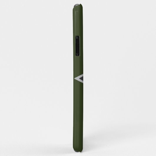 HAMbWG Monogram Aangepaste kleur Case-Mate iPhone Case (Achterkant/rechts)