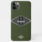 HAMbWG Monogram Aangepaste kleur Case-Mate iPhone Case (Achterkant)