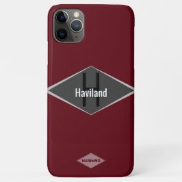 HAMbWG Monogram Aangepaste kleur Case-Mate iPhone Case