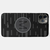 HAMbWG Monogram Case-Mate iPhone Case (Achterkant (horizontaal))