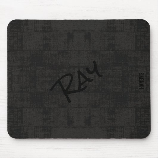 HAMbWG - Mousepad - Zwart - verhit Muismat (Voorkant)