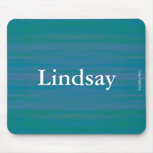 HAMbWG - Muismat - Helder Blauwgroen wasgoed (Voorkant)