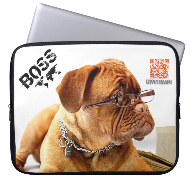 HAMbWG- Neopreen Laptophoes - BOSS Laptop Sleeve (Voorkant)