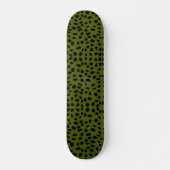 HAMbWG Olive Green leopard Persoonlijk Skateboard (Voorkant)