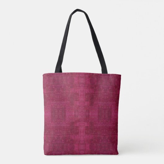 HAMbWG - Over de schoudertas - Roze strepen Tote Bag (Achterkant)