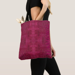 HAMbWG - Over de schoudertas - Roze strepen Tote Bag