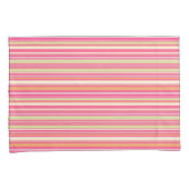 HAMbWG - Paar kussenslopen - Roze streep (Voorkant-Rechts)