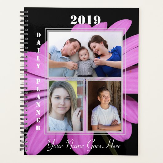 HAMbWG - Paarse Daisy Planner (Voorkant)