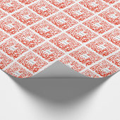 HAMbWG-pakpapier - Rood QR-codeontwerp Cadeaupapier (Hoek)