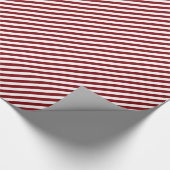 HAMbWG-pakpapier - Rood/wit gestreept Cadeaupapier (Hoek)
