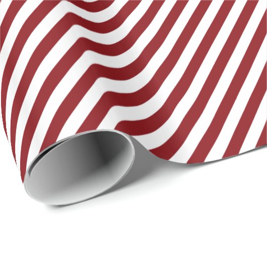 HAMbWG-pakpapier - Rood/wit gestreept Cadeaupapier (Rol Hoek)