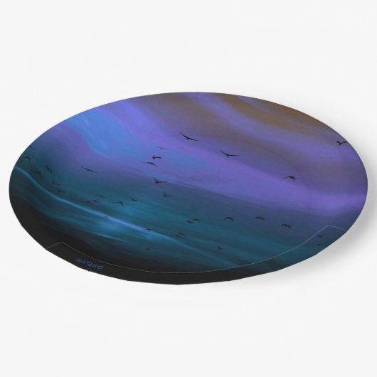 HAMbWG - Papieren Bord - Zonneblauw Halloween (Gekanteld)