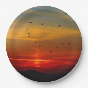 HAMbWG - Papieren Bord - Zonneonset