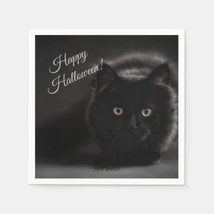 HAMbWG - Papieren servet - Zwarte kat
