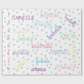 HAMbWG Pastel Harten  Cadeaupapier (Vlak)