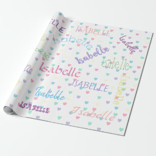 HAMbWG Pastel Harten Cadeaupapier