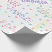 HAMbWG Pastel Harten  Cadeaupapier (Hoek)